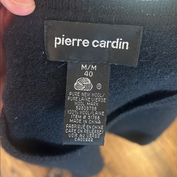 Vintage 90s Pierre Cardin Knit Wool Sweater - Picture 9 of 9